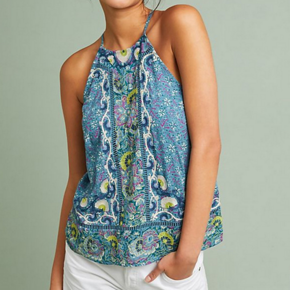 (Akemi + Kin) Melinda Embroidered Halter - Picture 3 of 4